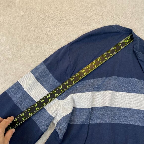Gap Mens Sweater Size XXL Stripe Crewneck Pulover Knit Casual Long Sleeve Y2K - Picture 6 of 12